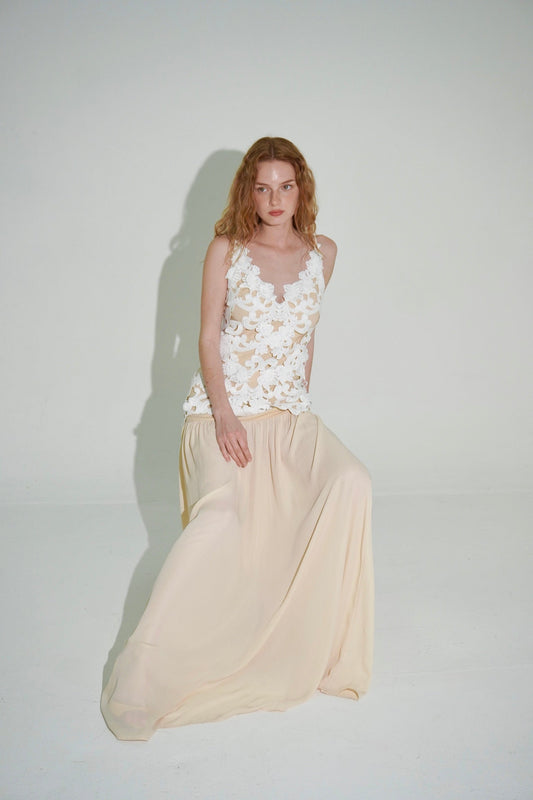Lace flowy dress