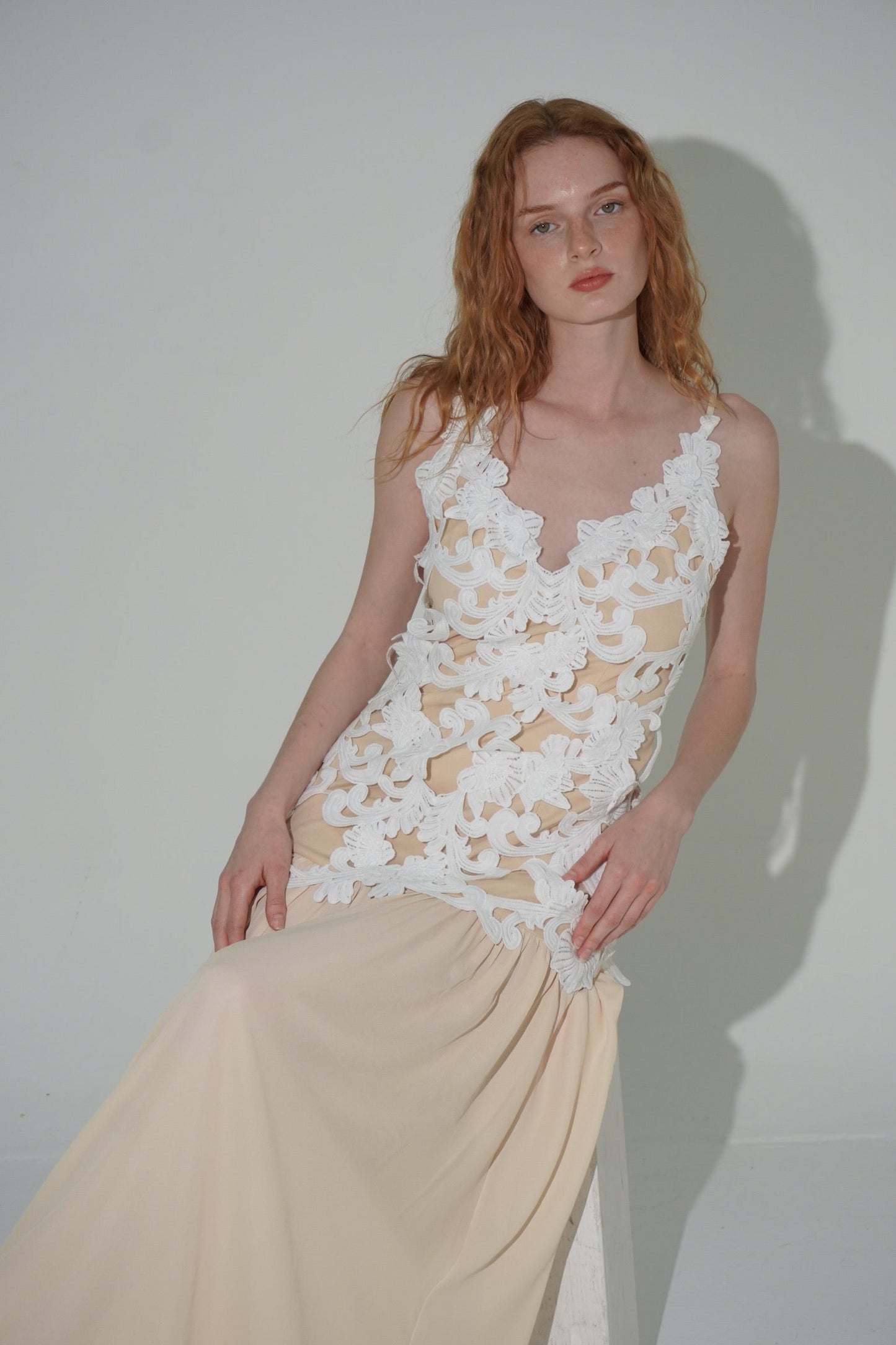 Lace flowy dress