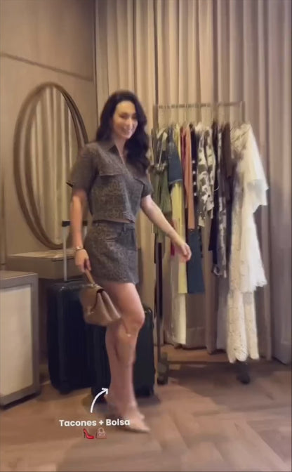 Leopard Print Skirt