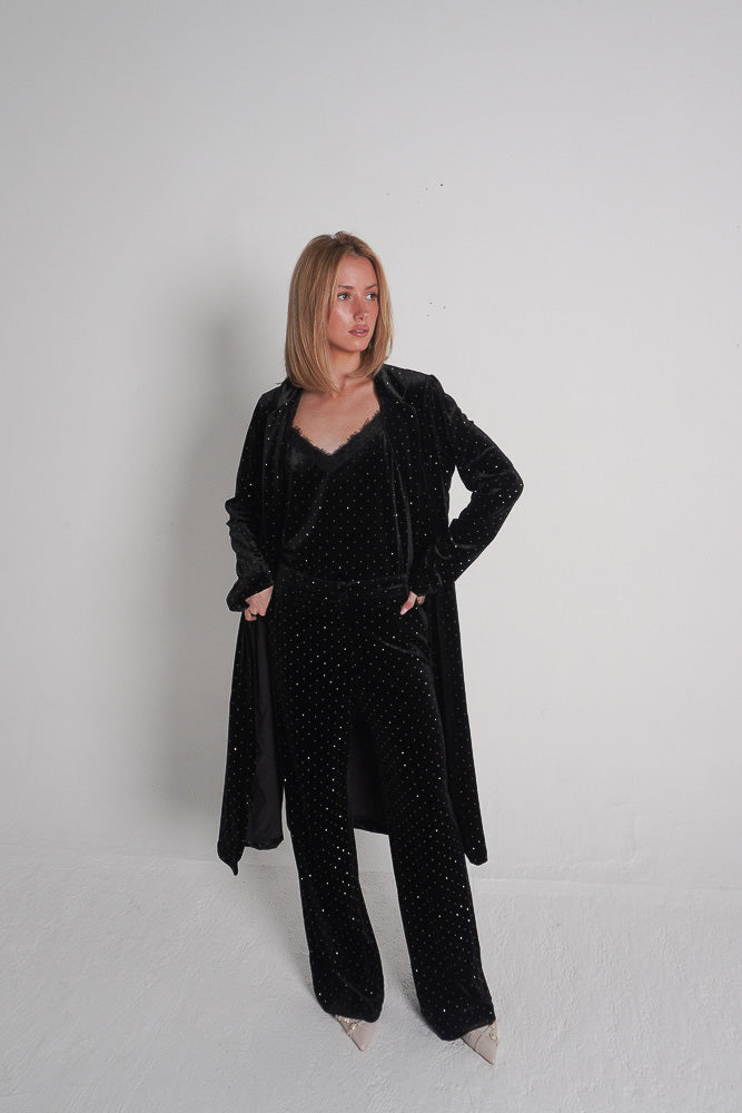 Shinny Long Blazer